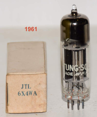 (!!!) (Best Single) JTL-6X4WA Tungsol NOS 1961 curved 