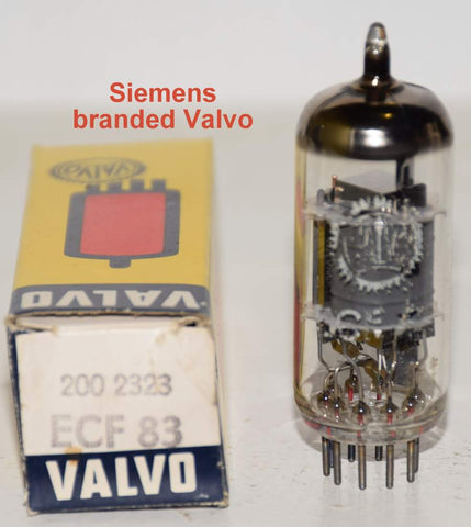 ECF83 Siemens branded Valvo NOS 1966 (1 in stock)