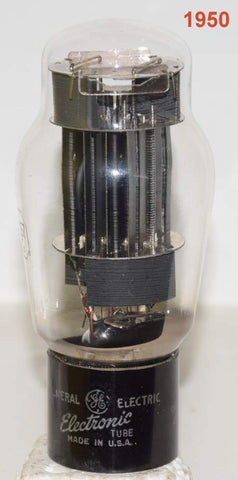 (!!!) (Single) 6AS7G RCA branded GE clear top black plates used/good 1950 (64/65ma)