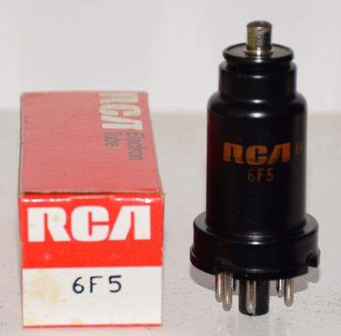 6F5 RCA metal can NOS 1973 (1.1ma Gm=1500)