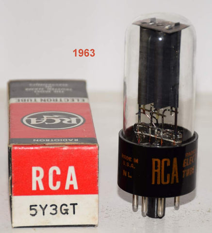 (!!!) (Best Single #2) 5Y3GT RCA NOS 1963 (51/40 and 56/40)