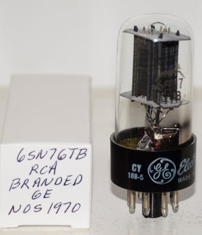 (!!!!) (Best Single) 6SN7GTB RCA branded GE NOS 1970 (9.0/9.2ma)