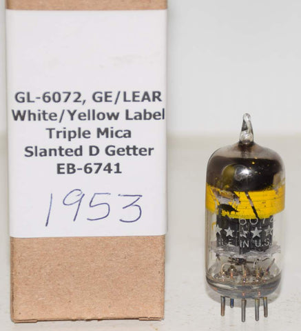 (!!!!!) (Best Single 1953) GL-6072 GE also branded LEAR 5 star triple mica black plates 