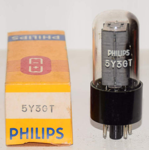 (!!!!!) (Best Overall Single) 5Y3GT Philips Holland NOS 1960's (63/40 and 66/40)