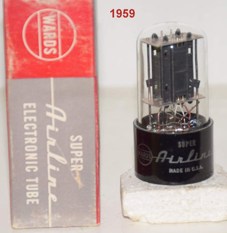 (!!!!) (Best Single #3) 6SN7GTB RCA branded Wards Super Airline NOS 1959 (9.0/9.2ma)