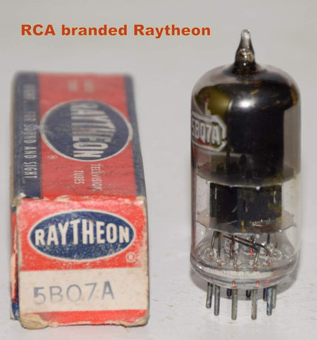 5BQ7A RCA branded Raytheon black plates 