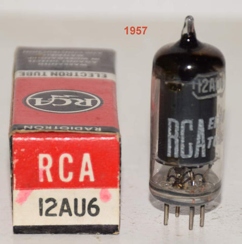 12AU6 RCA NOS 1957 (8.6ma)
