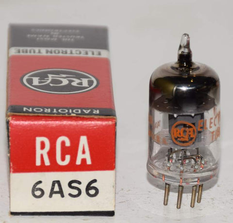 6AS6 RCA gray plate NOS 1960's (4 in stock)