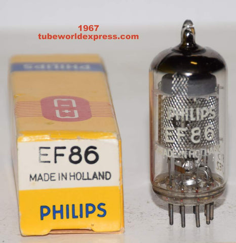 (!!!!) (Recommended Single) EF86 Philips Holland NOS 1967 (3.6ma)