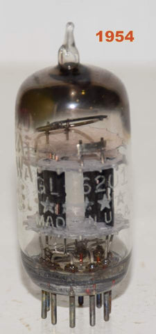 (!!!!) (Recommended Single 1954) GL-6201=12AT7WA GE 