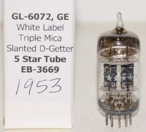 (!!!!!) (Best Value Single 1953) GL-6072 GE 5 star triple mica black plates 