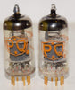 (!!!!) (Best Pair #3) E810F=7788 Amperex PQ USA NOS gold pins 1969-1973 (37ma and 37.5ma)