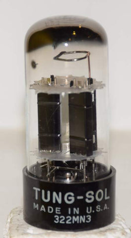 (!!) 6SN7GTB Tungsol black plates tall bottle 