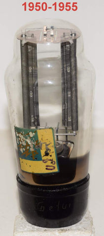 (!!!) (Best Single - Best Sound) U52=5U4G GEC branded Mullard BVA black plates - black base 