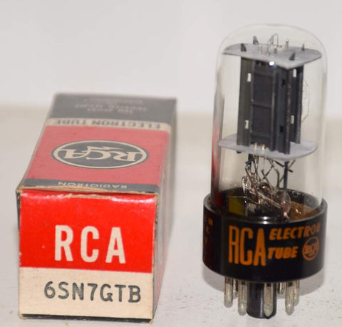 (!!) (Best Single) 6SN7GTB RCA NOS 1965 (10.6/11.4ma) (Highest Ma and Gm)