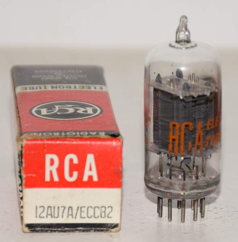 (!!!) (Recommended Single) 12AU7A RCA clear top NOS 1967 (14.4/10ma)