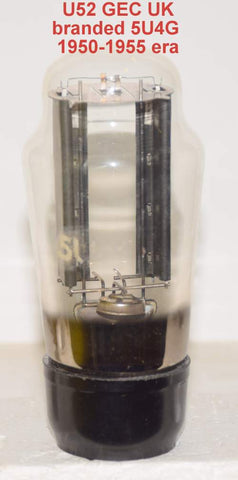 (!!!) (Best Single - Best Sound) U52=5U4G GEC black plates - black base 