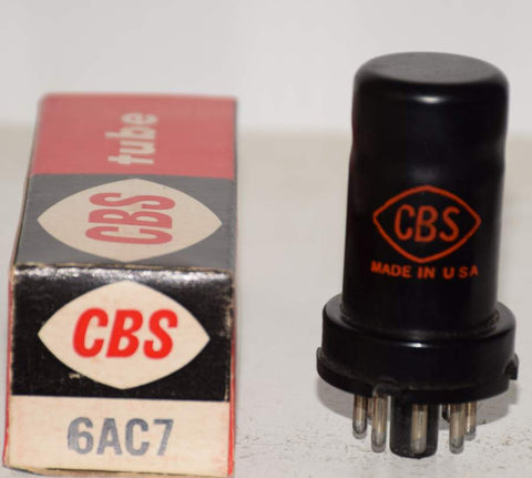 6AC7 CBS NOS 1960 era (9.6ma)