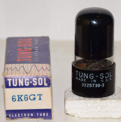 (!) 6K6GT Tungsol coated glass NOS 1957 (41ma)