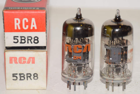 (PAIR) 5BR8 RCA NOS 1960's - 1971