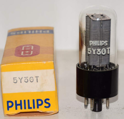 (!!!!!) (Best Single) 5Y3GT Philips Holland NOS 1960's (59/40 and 60/40) (Fender, Supro, Victoria, Decware) (Best Sound for the money)
