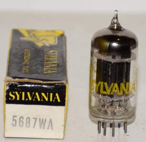 (!!!!) (Best Single #2) 5687WA Sylvania NOS 1960's (34/35ma) (Same Gm)