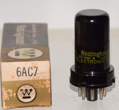 6AC7 Westinghouse NOS 1964 (11ma) (high ma)