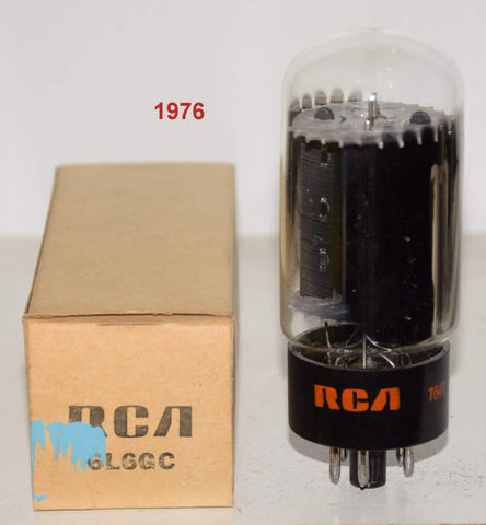 (!!!) (Best Single) 6L6GC RCA black plate NOS 1976 (73ma)