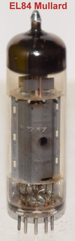 (!!!) (Single) EL84 Mullard UK used/strong 1966 (52.5ma)
