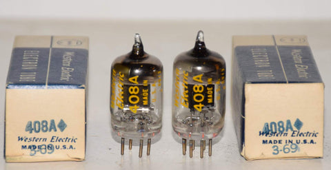 (!!!!) (BEST PAIR #1) 408A Western Electric NOS 