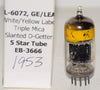 (!!!!) (Best Value Single 1953) GL-6072 GE also branded LEAR 5 star triple mica black plates 