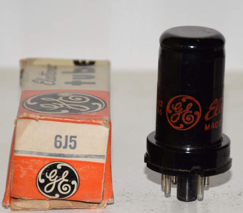 6J5 GE metal can NOS 1961 (10.2ma)