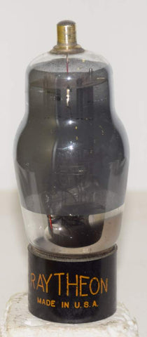 6F8G Raytheon staggered black ribbed plates used/strong 1940's (7.6ma and 8.8ma)