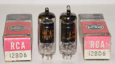 (PAIR) 12BD6 RCA NOS (85-90/60)
