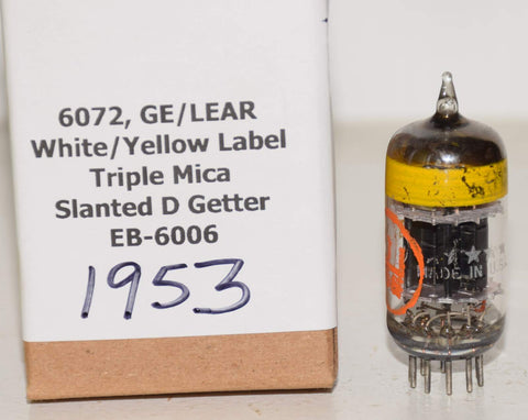 (!!!!!) (Best Value Single 1953) 6072 GE 5 star triple mica black plates 