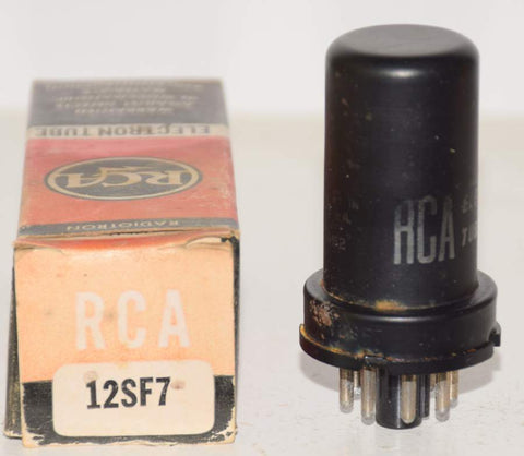 12SF7 RCA NOS some surface rust on metal can 1954 (14.2ma)