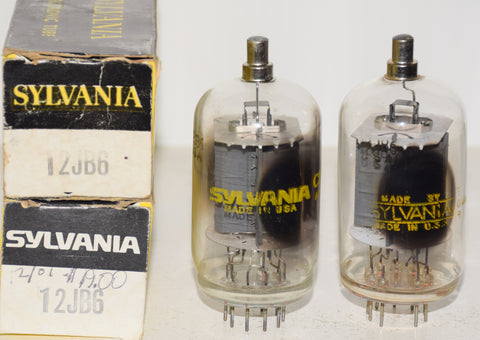 (!!!) (Best Pair) 12JB6 Sylvania NOS 1960's - 1970's (71ma and 74ma)