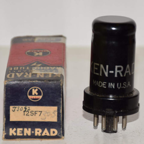 12SF7 Ken Rad NOS 1946 (10.8ma)