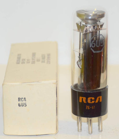 (!!) (SINGLE) 6U5 RCA NOS Tuning Eye 1976 bright eye
