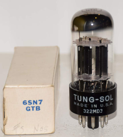 (!!!!!) (Best Single #2) 6SN7GTB Tungsol TALL bottle NOS 