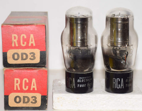 (!) (Best Pair) 0D3 RCA NOS 1951 (argon)