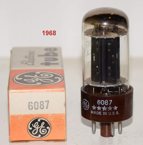 (!!!) (Single) 6087=5Y3WGTB GE 5 Star low hours/like new 1968 (52/40 and 52/40)