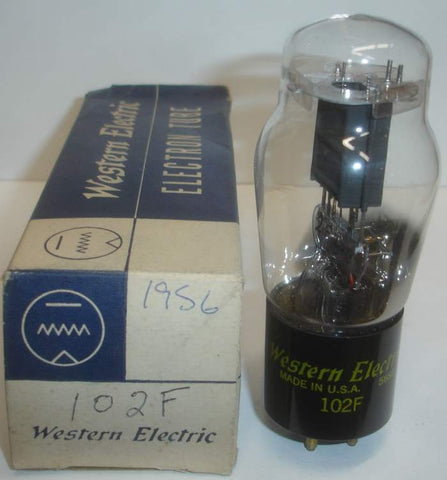 102F Western Electric ST-14 NOS 1956 slightly tilted glass (0.8ma Gm=600)