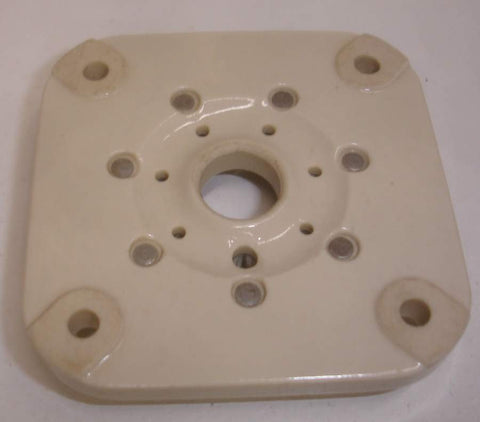 7-pin EF Johnson Number 122-101-200 Ceramic Chassis mount socket NOS for 4-65A, 826, 829B, 832 (8 in stock)