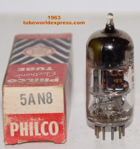 5AN8 Westinghouse branded Philco NOS 1963 (100/60 and 102/60) (best single)