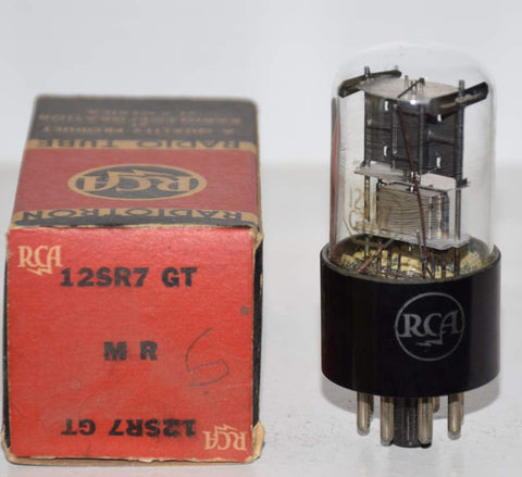 12SR7GT RCA NOS 1940's (11.2ma)