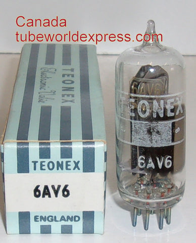 6AV6 Teonex Canada NOS 1960's (1 in stock)