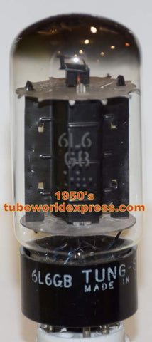 1.6.21 (!) (Good Value) 6L6GB Tungsol Black Plate used/good 1950's (65ma) (very good Gm)