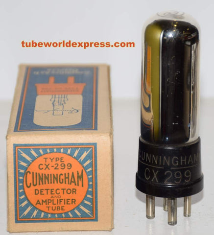 (!!!) (Best Single) CX-299 Cunningham engraved base NOS 1920's (2.9ma) (X-99=UX-199=CX-299)