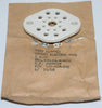 (!!!!) (Best 8 pin octal socket ever made) 8 pin EF-Johnson USA Ceramic Chassis Sockets NOS 